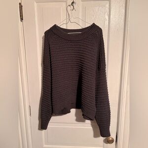 Universal Thread Dark Grey Cropped Sweater Size XXL